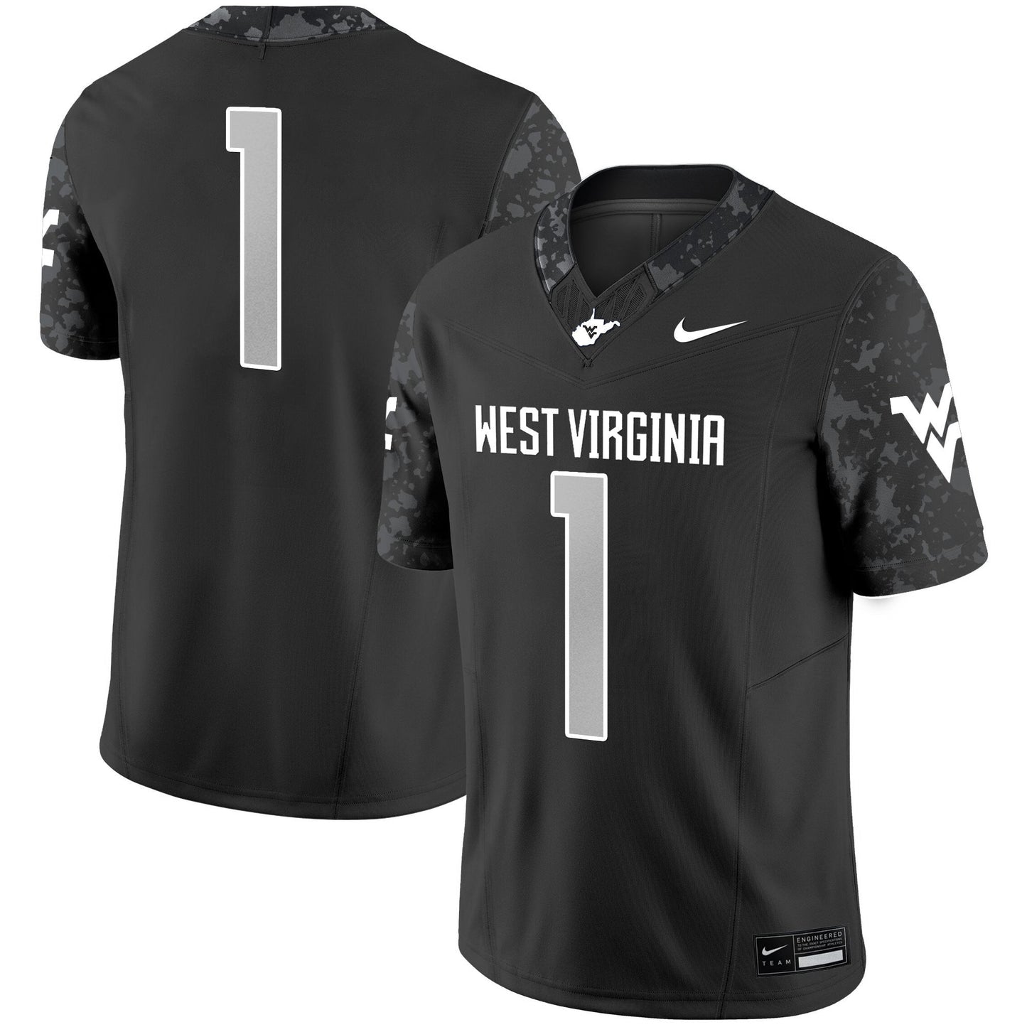 West Virginia Mountaineers 2025 Vapor Limited Jersey - All Stitched