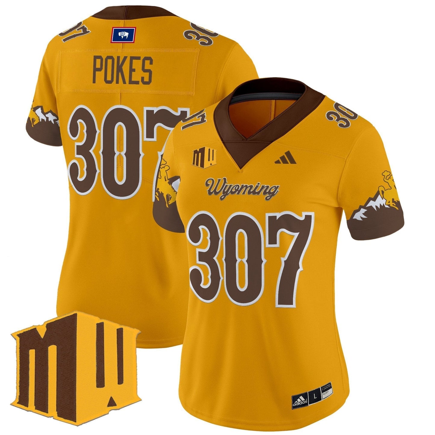 Women's Wyoming Cowboys 2025 Vapor Limited Jersey - All Stitched