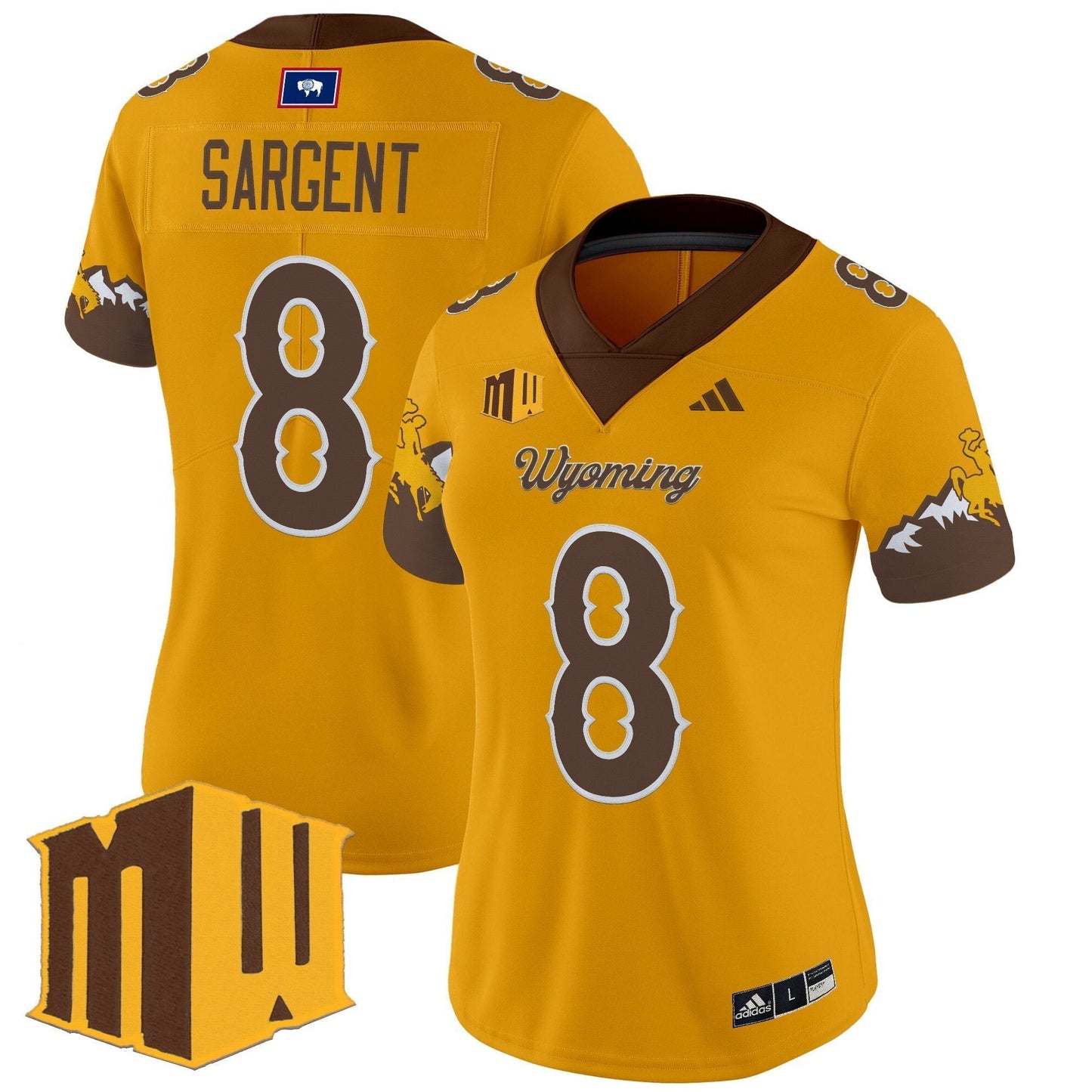 Women's Wyoming Cowboys 2025 Vapor Limited Jersey - All Stitched