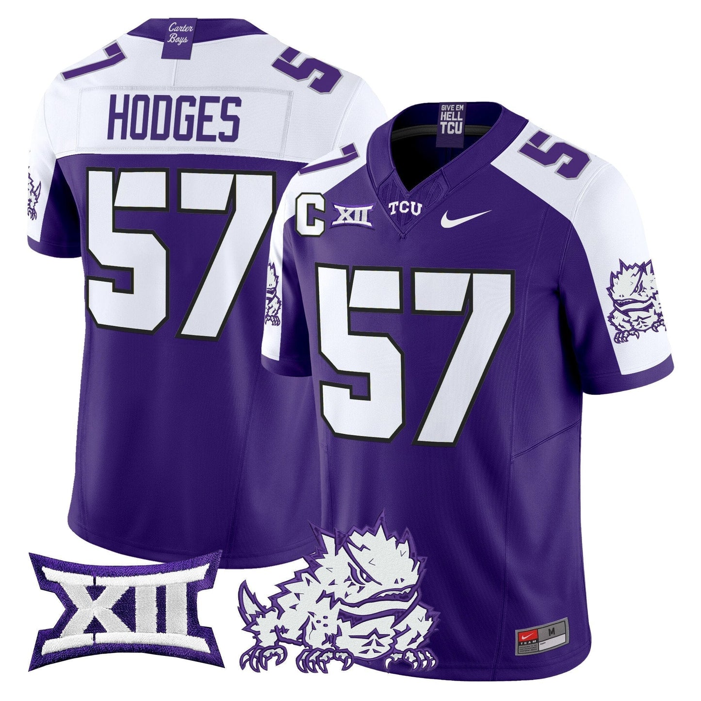 TCU Horned Frogs 2025 Vapor Limited Jersey - All stitched