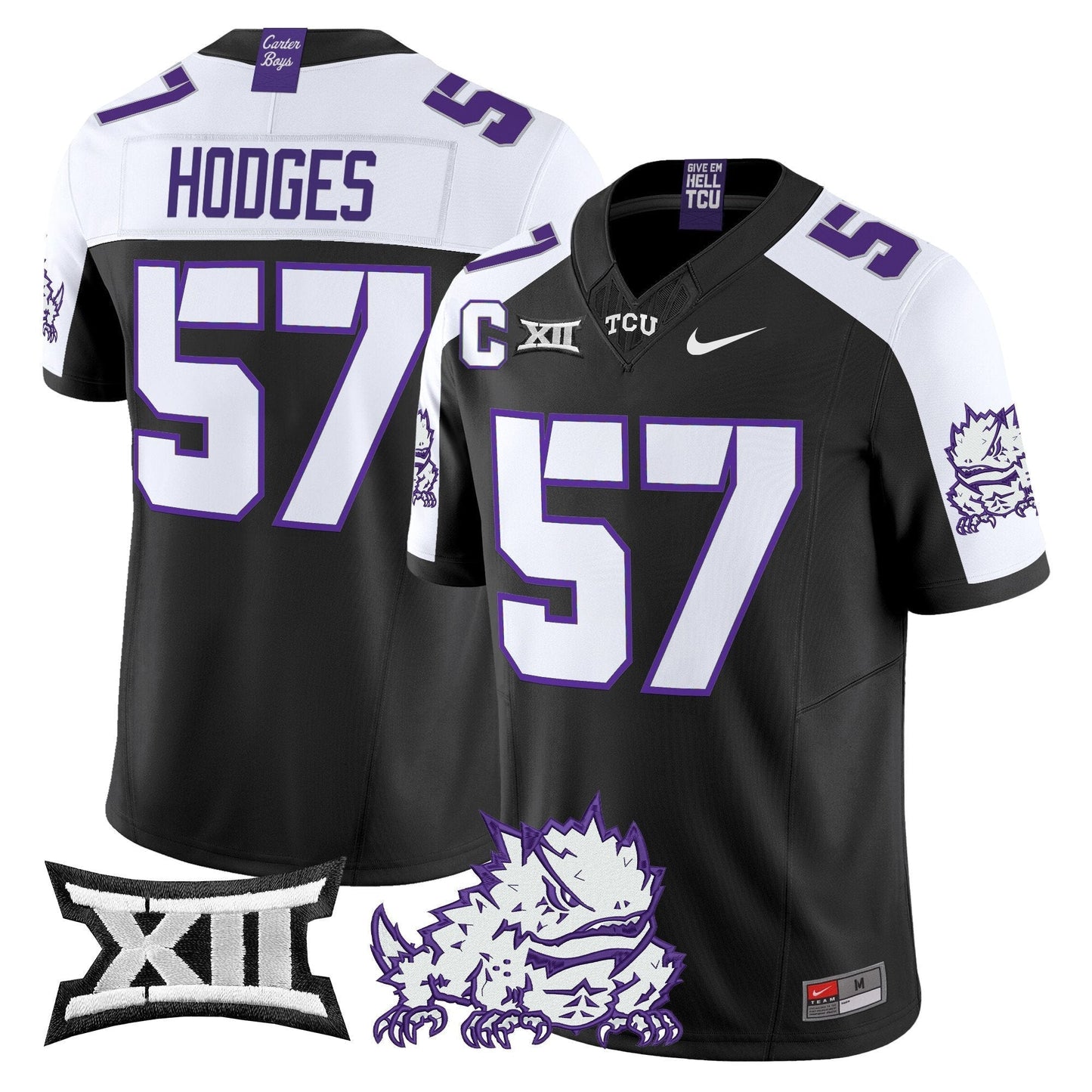 TCU Horned Frogs 2025 Vapor Limited Jersey - All stitched