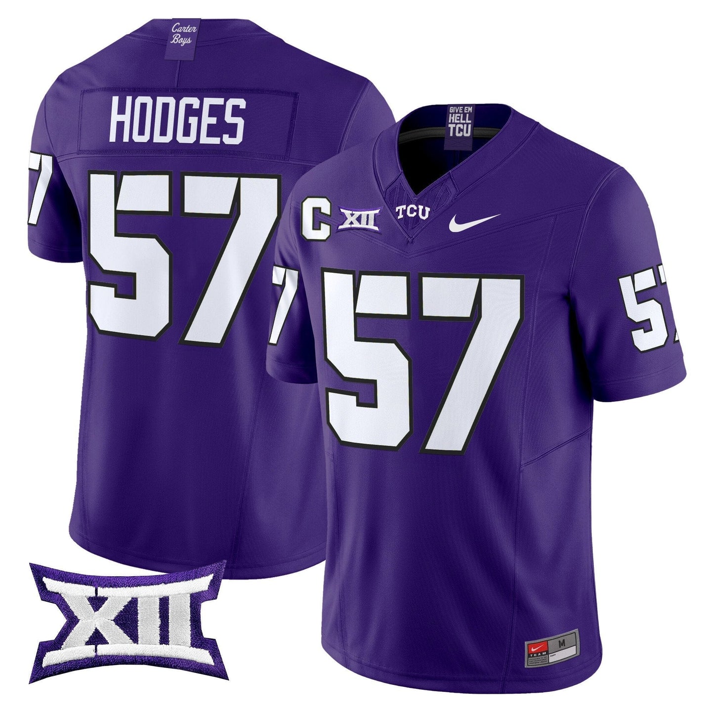 TCU Horned Frogs 2025 Vapor Limited Jersey - All stitched