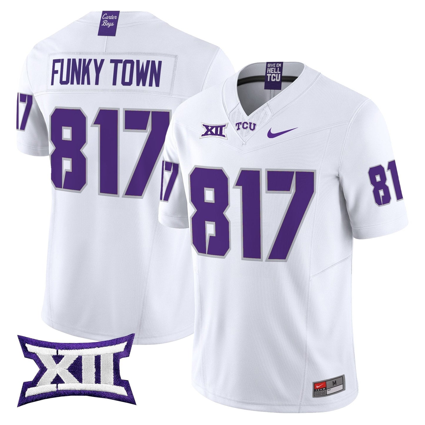TCU Horned Frogs 2025 Vapor Limited Jersey - All stitched