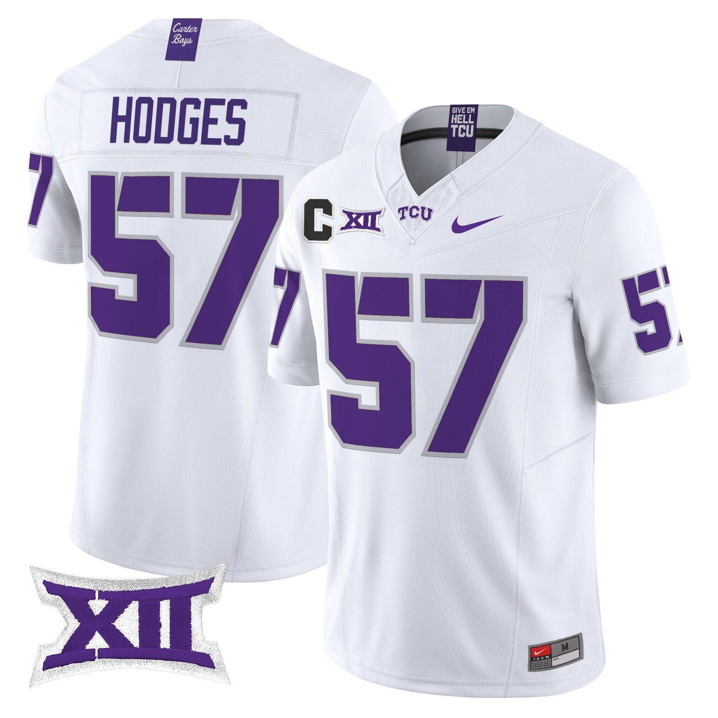 TCU Horned Frogs 2025 Vapor Limited Jersey - All stitched