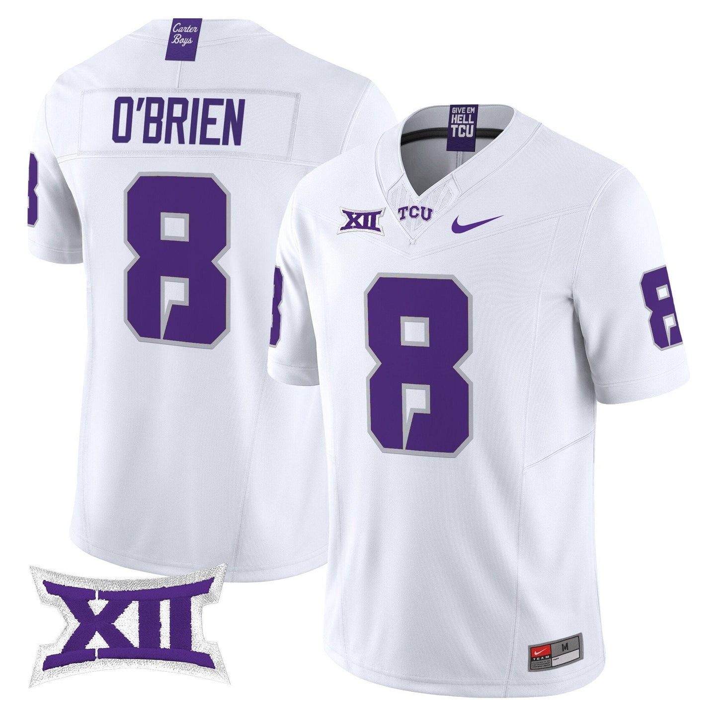 TCU Horned Frogs 2025 Vapor Limited Jersey - All stitched