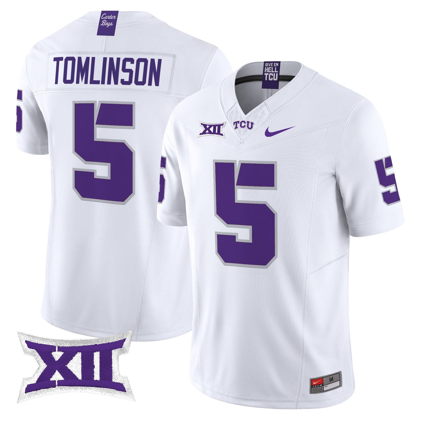 TCU Horned Frogs 2025 Vapor Limited Jersey - All stitched