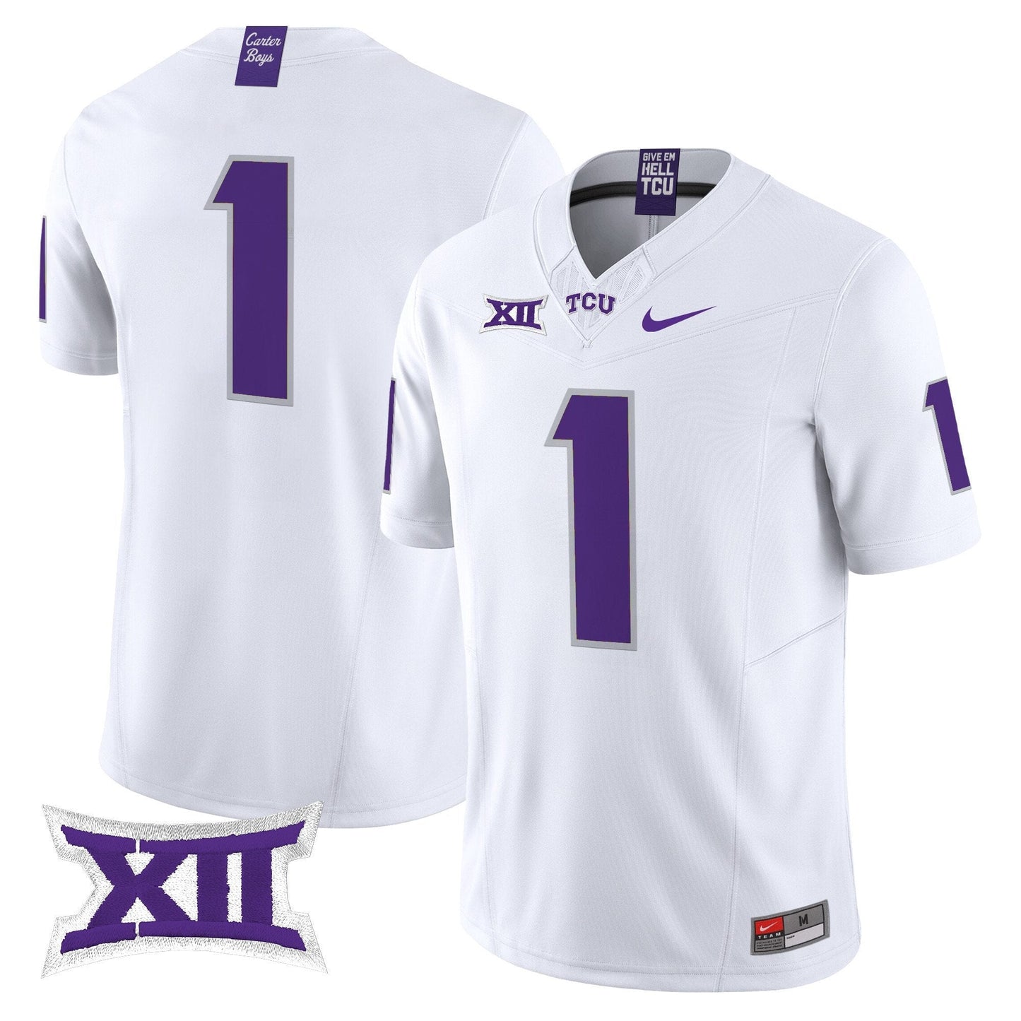 TCU Horned Frogs 2025 Vapor Limited Jersey - All stitched