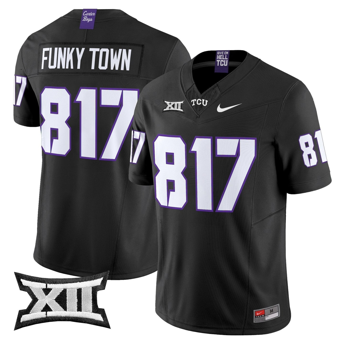 TCU Horned Frogs 2025 Vapor Limited Jersey - All stitched