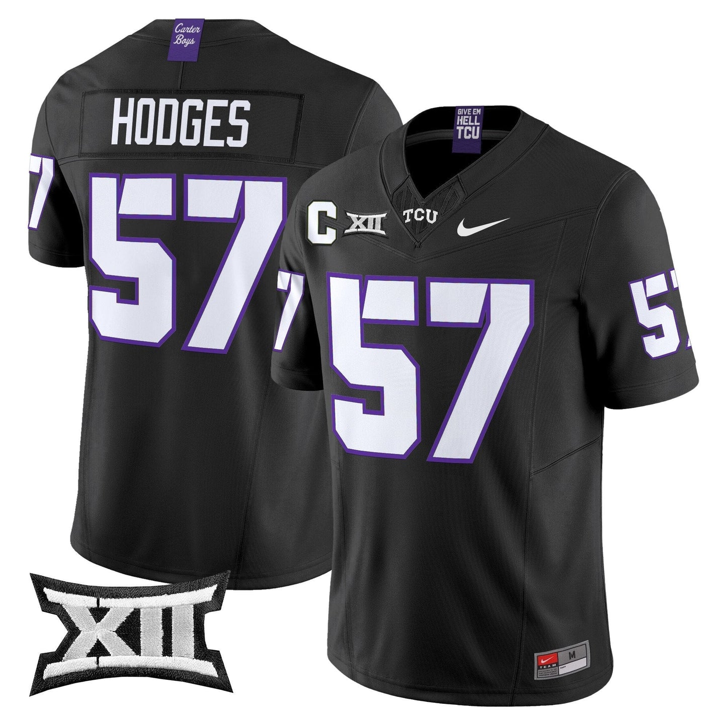 TCU Horned Frogs 2025 Vapor Limited Jersey - All stitched