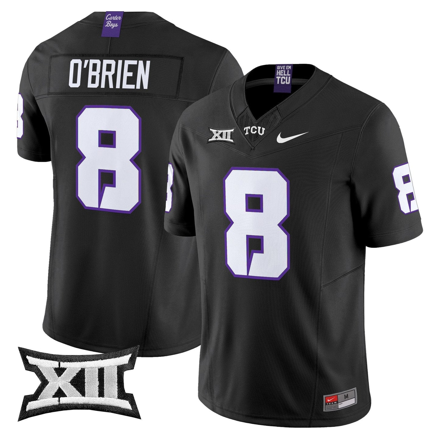 TCU Horned Frogs 2025 Vapor Limited Jersey - All stitched