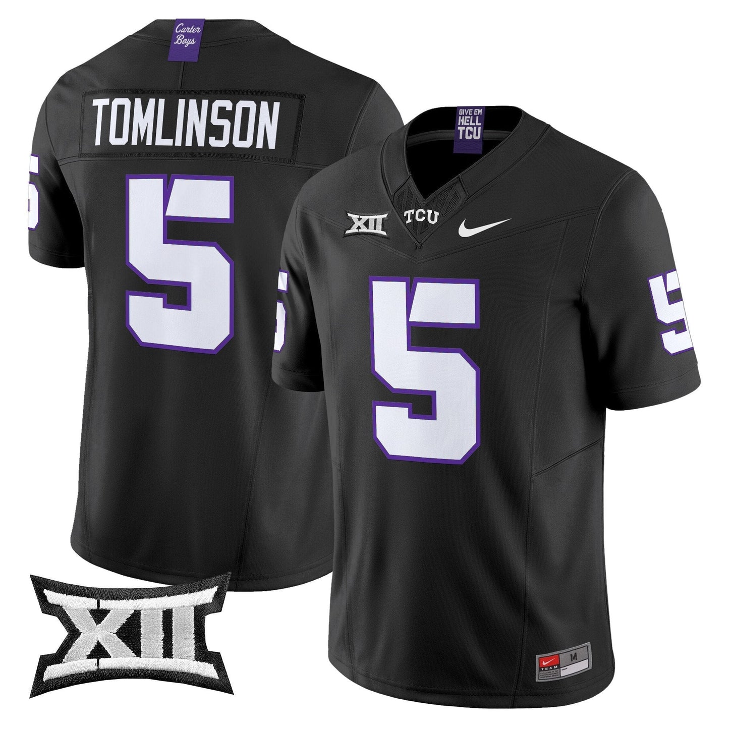 TCU Horned Frogs 2025 Vapor Limited Jersey - All stitched