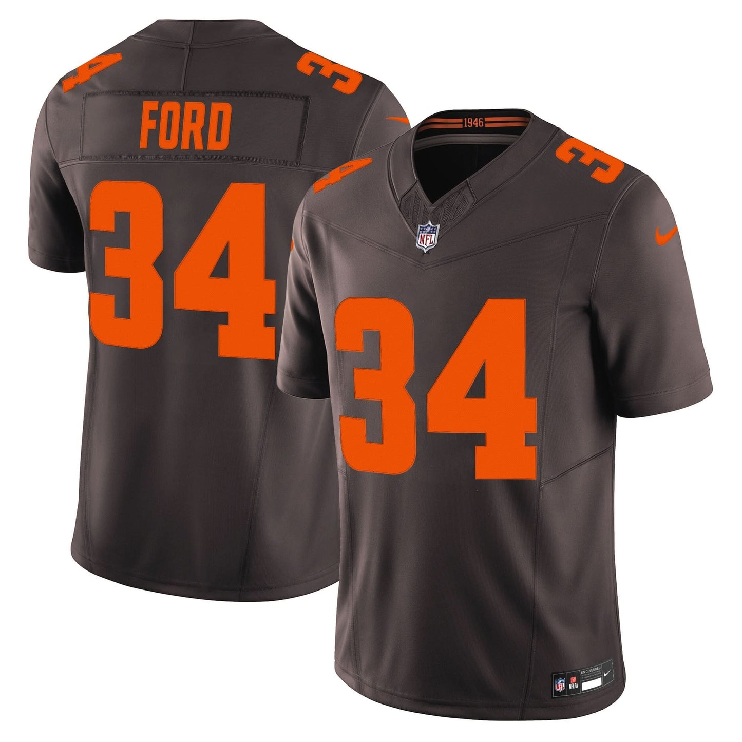 Cleveland Browns 'Alpha Dawg Edition' Vapor Limited Jersey - All Stitched