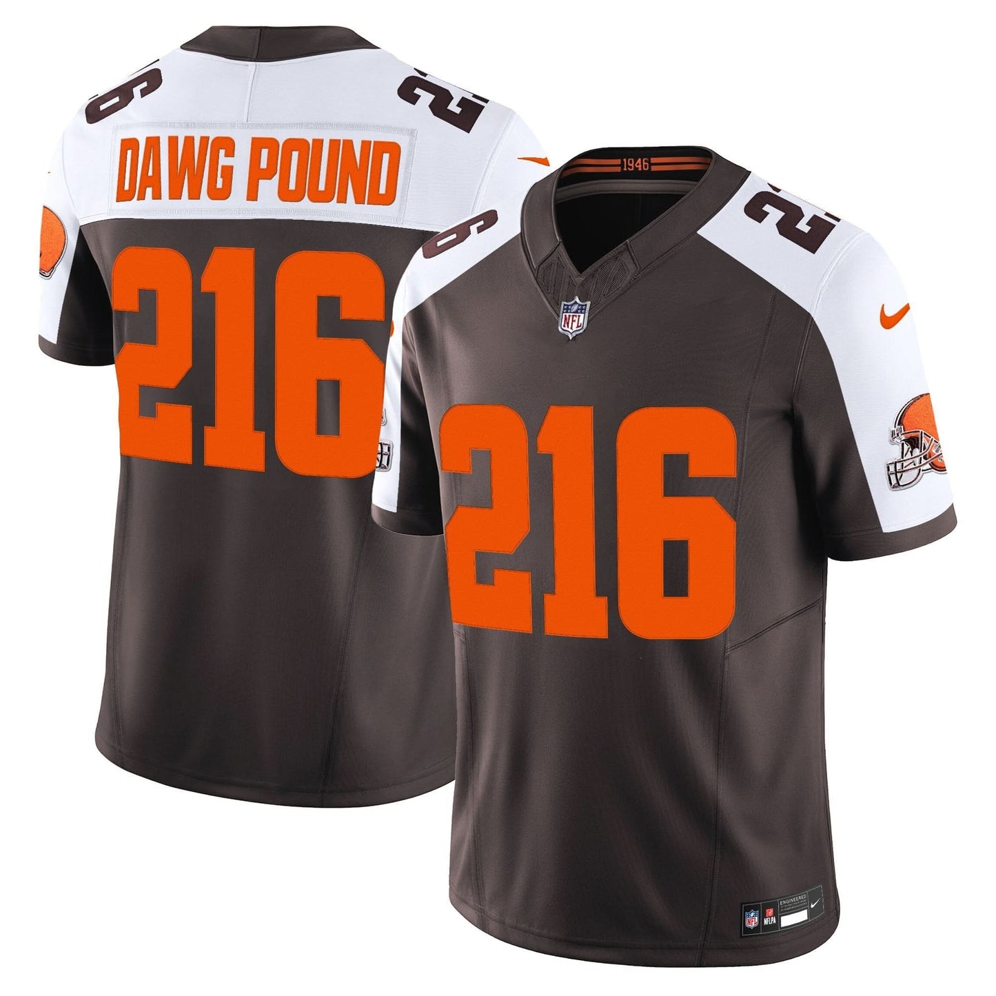 Cleveland Browns 'Alpha Dawg Edition' Vapor Limited Jersey - All Stitched