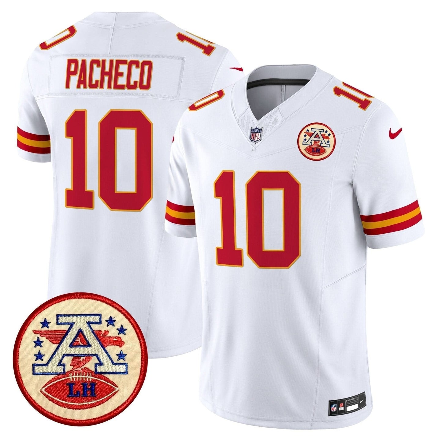 Chiefs 2024 Lamar Hunt Patch Vapor Limited Jersey - All Stitched