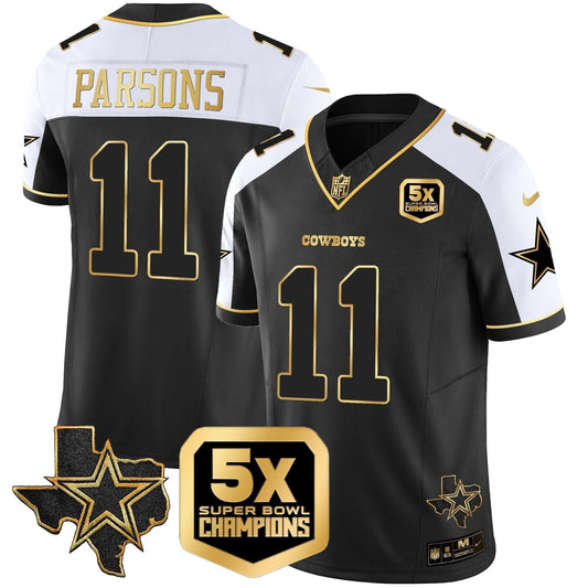 Cowboys 5x Super Bowl Champions Vapor Limited Jersey - All Stitched