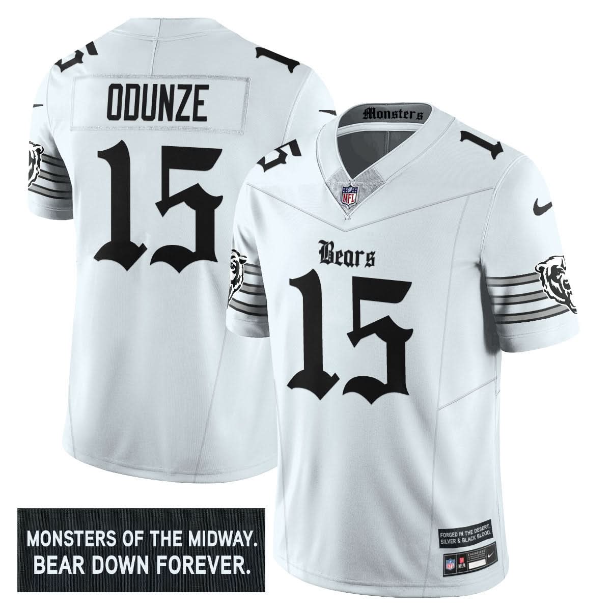 Chicago Bears 'Gothic Monsters Edition' Vapor Limited Jersey - All Stitched