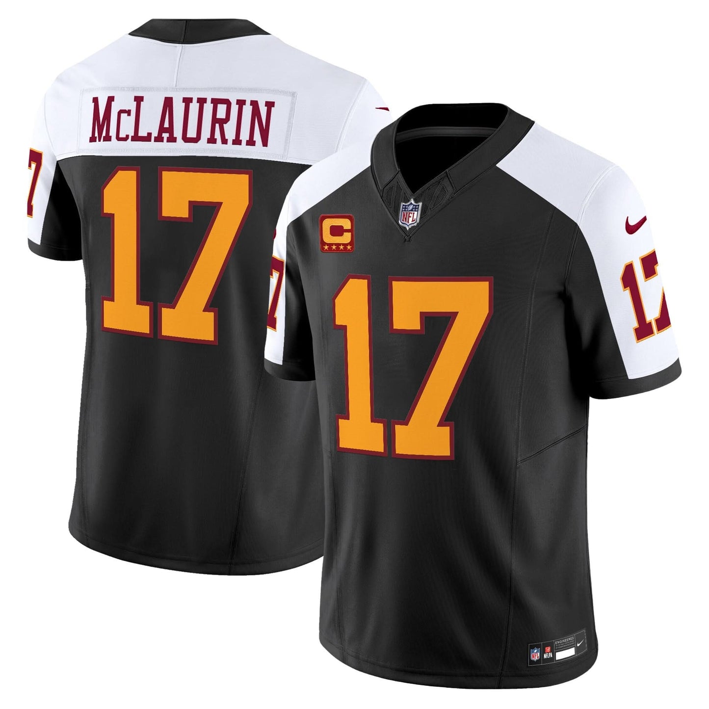 Washington Redskins Throwback Vapor Limited Jersey - All Stitched