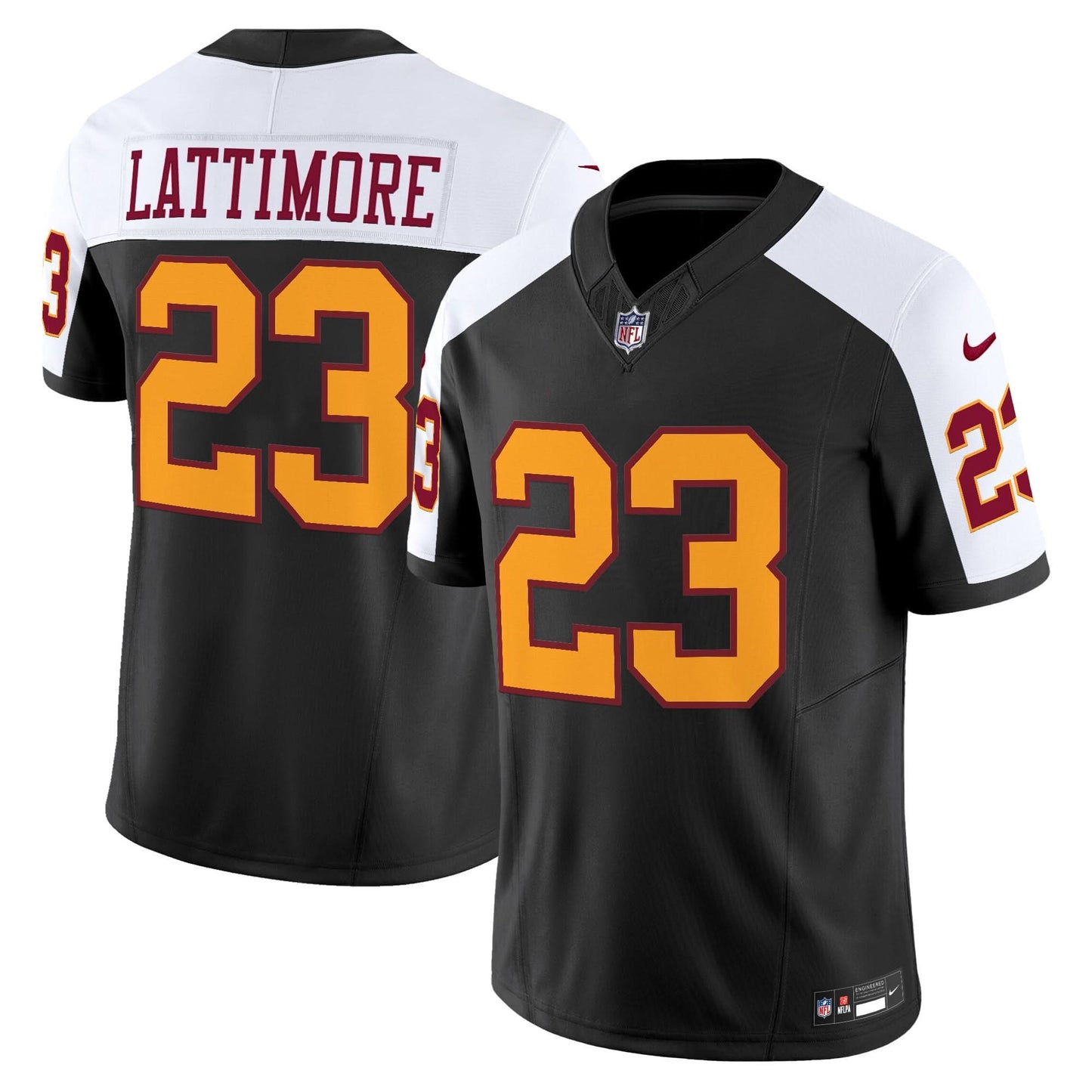 Washington Redskins Throwback Vapor Limited Jersey - All Stitched