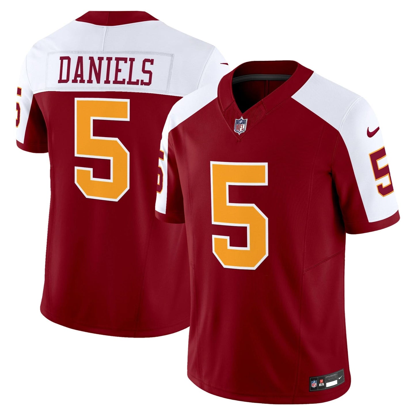 Washington Redskins Throwback Vapor Limited Jersey - All Stitched