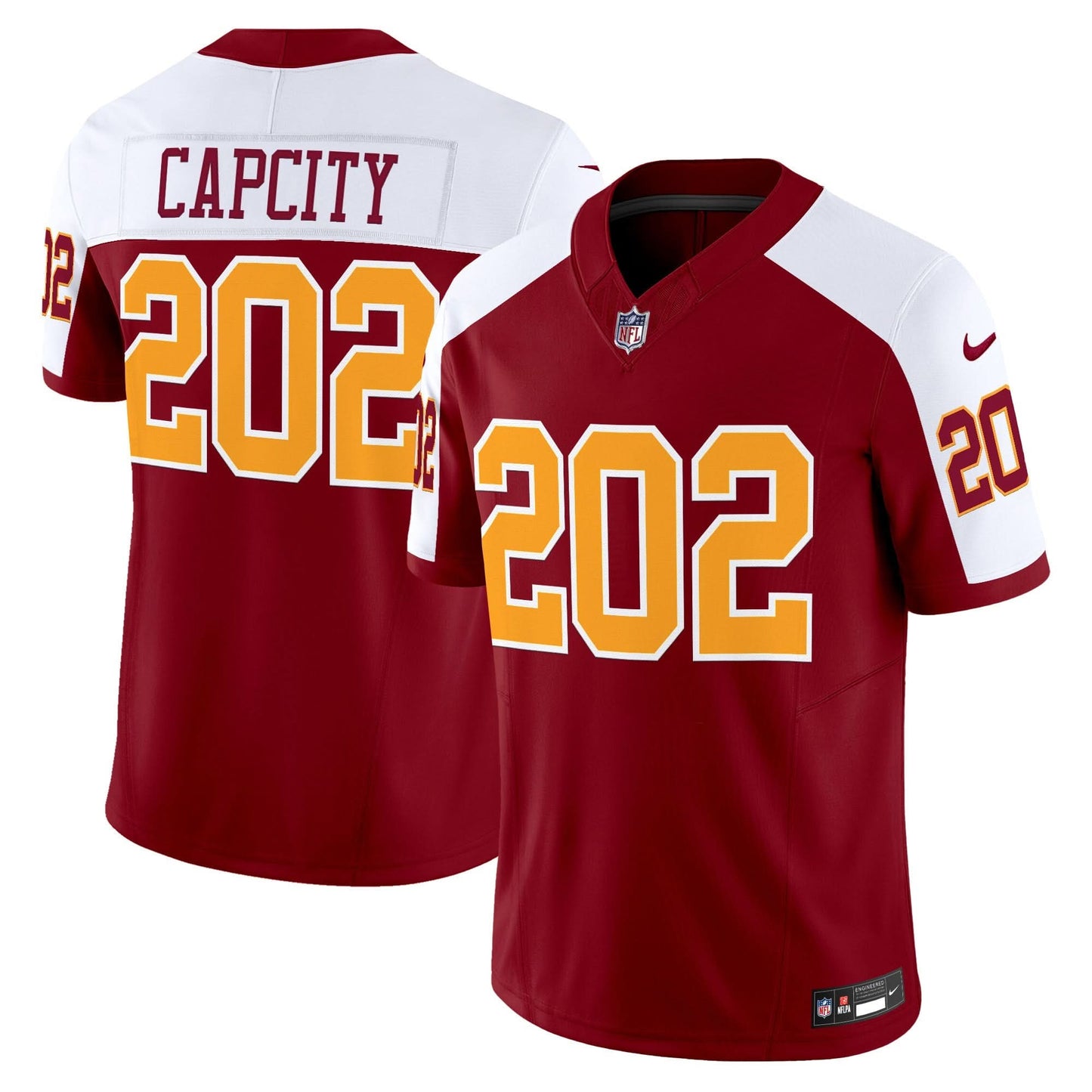 Washington Redskins Throwback Vapor Limited Jersey - All Stitched