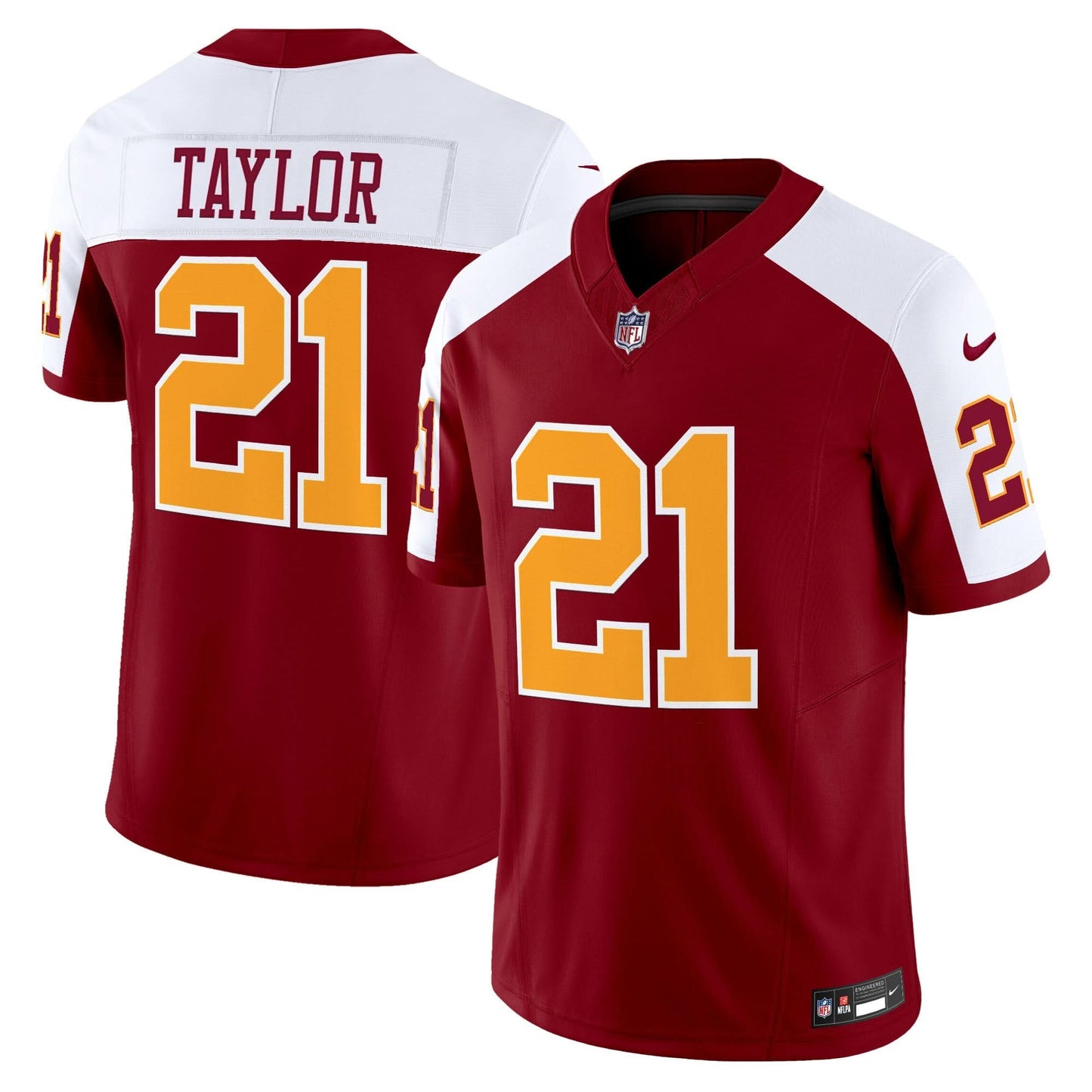 Washington Redskins Throwback Vapor Limited Jersey - All Stitched