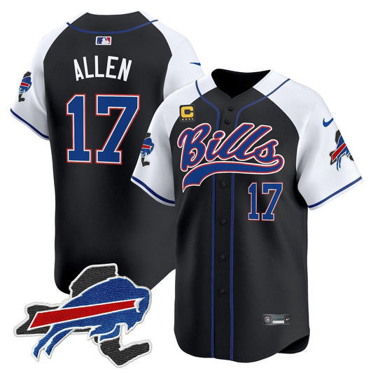 Buffalo Bills 2024 New York Patch Vapor Baseball Jersey - All Stitched