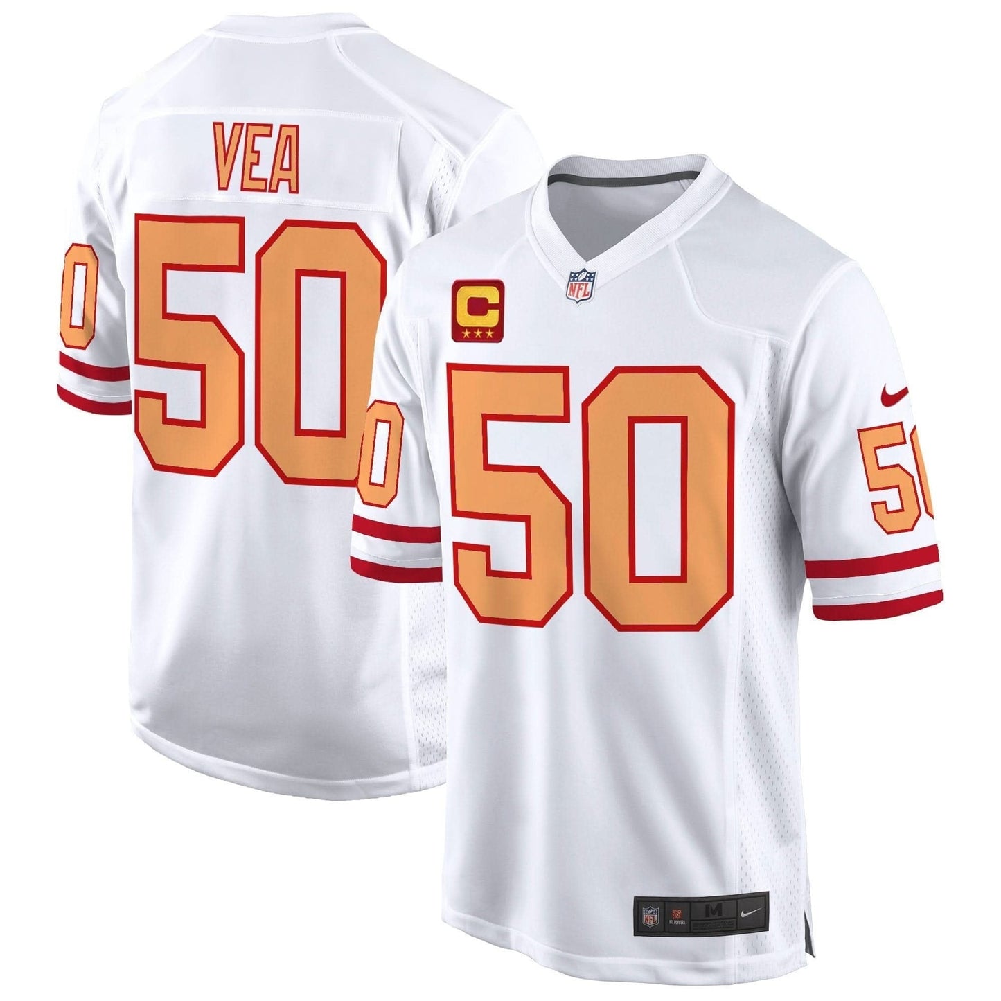 Tampa Bay Buccaneers Throwback Game Jersey - All Stitched