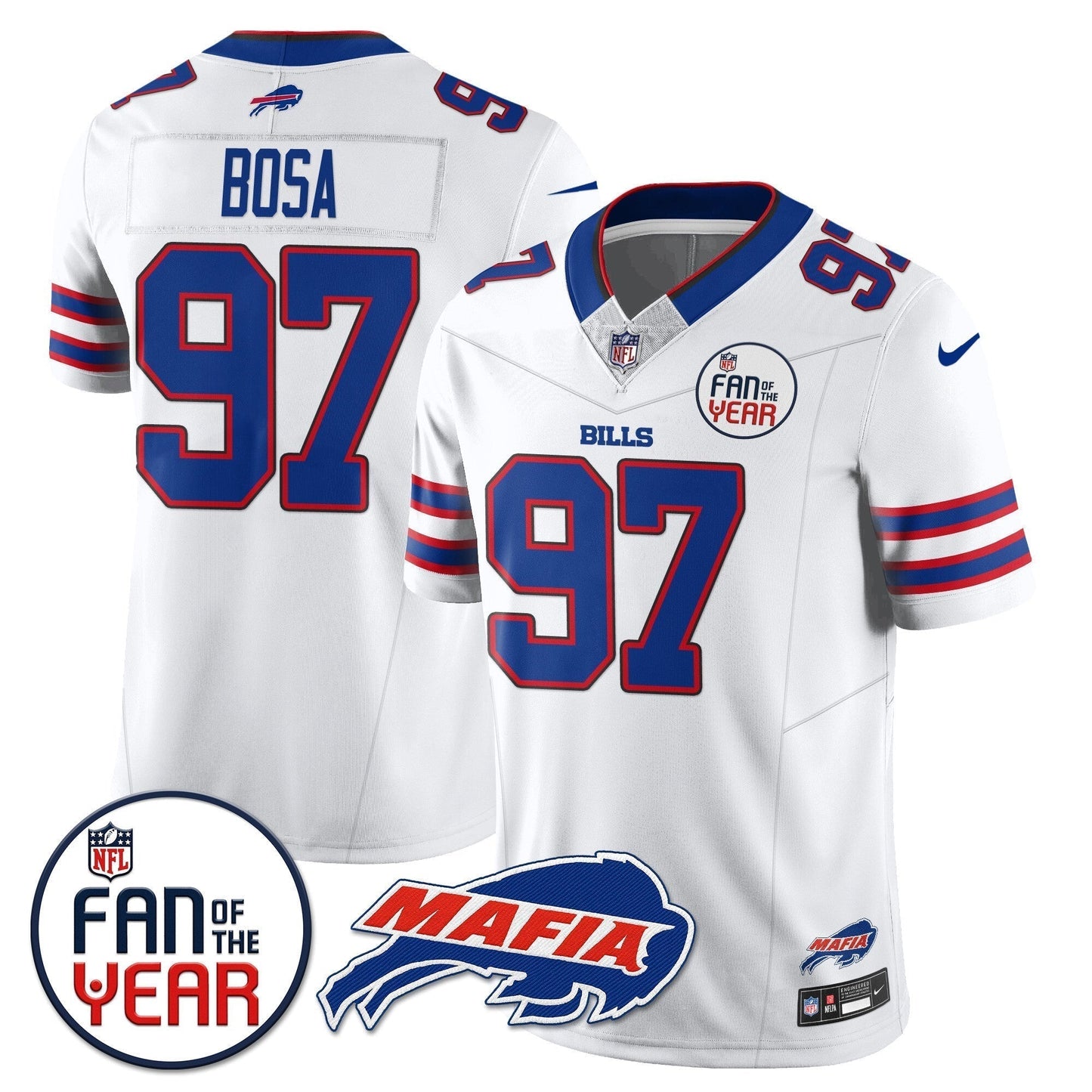 Buffalo Bills "Fan Of The Year" Jersey - All Stitched