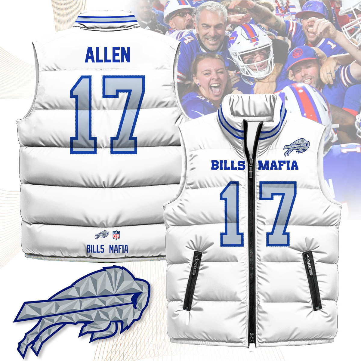 Buffalo Bills Rivalry Series Puffer Vest